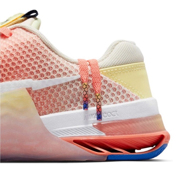 Nike Metcon 7 AMP 'Multicolor' Sunset Pink Blue Unisex Size Men’s 8 Women’s 10 - Picture 10 of 11